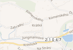Krátká v obci Nejdek - mapa ulice