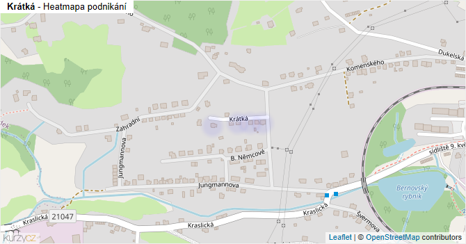 Krátká - mapa podnikání