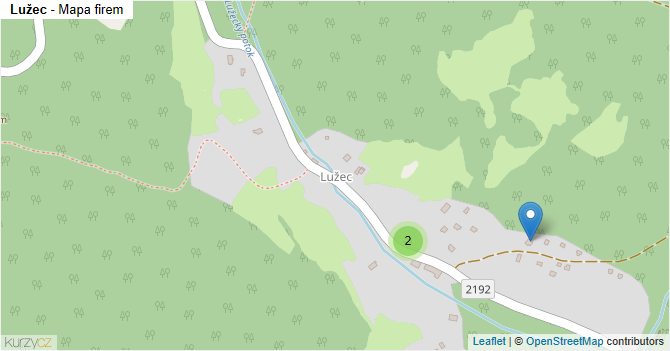 Lužec - mapa firem