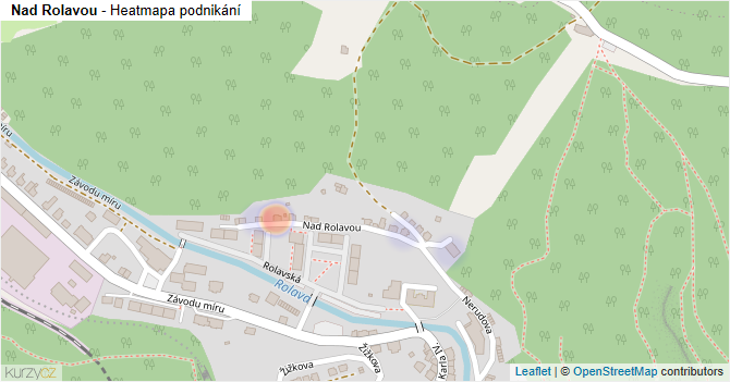 Nad Rolavou - mapa podnikání