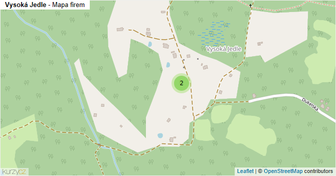 Vysoká Jedle - mapa firem