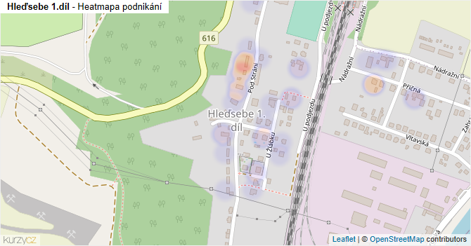 Hleďsebe 1.díl - mapa podnikání