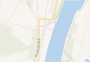 Lososnice v obci Nelahozeves - mapa ulice