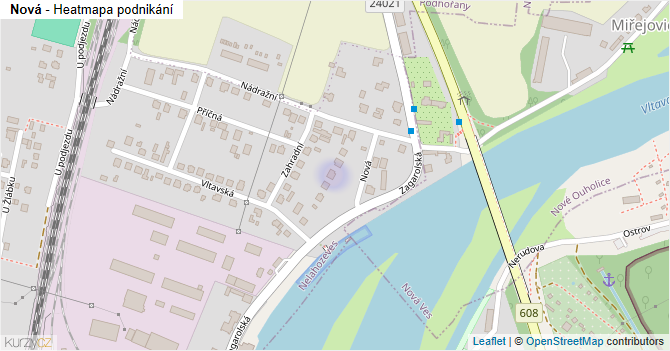Nová - mapa podnikání