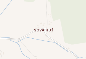 Nová Huť v obci Nemanice - mapa části obce