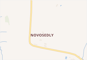 Novosedly v obci Nemanice - mapa části obce