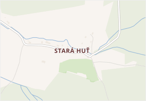Stará Huť v obci Nemanice - mapa části obce