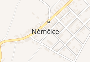 Němčice v obci Němčice - mapa části obce