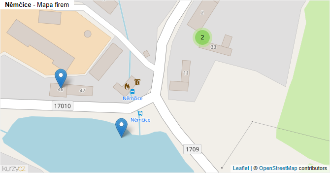 Němčice - mapa firem