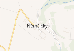 Němčičky v obci Němčičky - mapa části obce