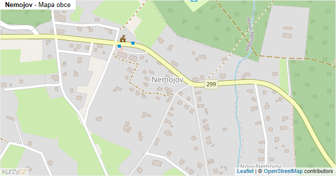 Nemojov - mapa obce