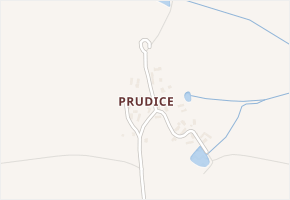 Prudice v obci Nemyšl - mapa části obce