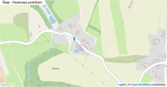 Úraz - mapa podnikání