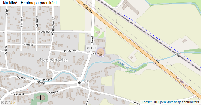 Na Nivě - mapa podnikání