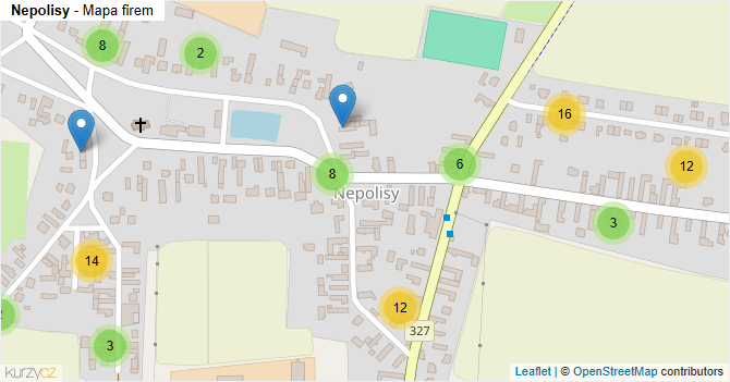 Nepolisy - mapa firem