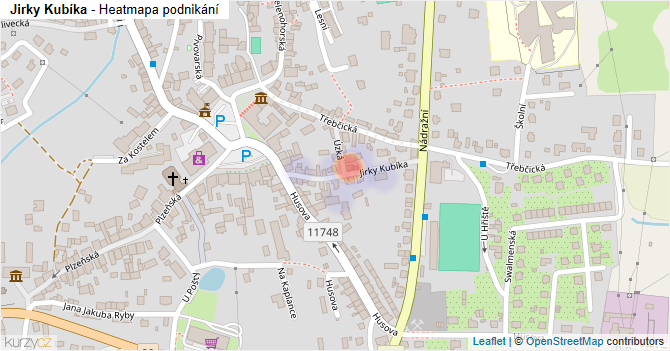Jirky Kubíka - mapa podnikání