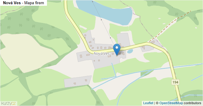 Nová Ves - mapa firem