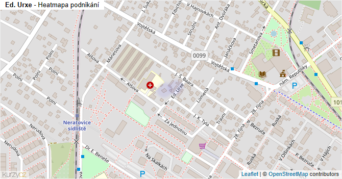 Ed. Urxe - mapa podnikání