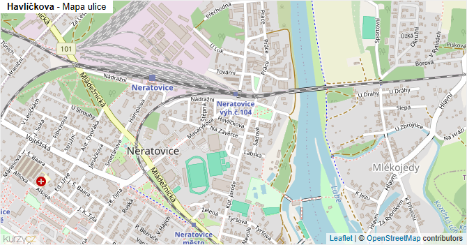 Havlíčkova - mapa ulice