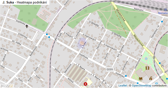 J. Suka - mapa podnikání