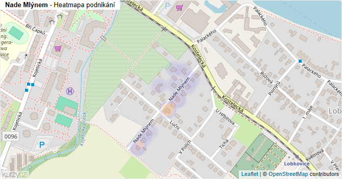 Nade Mlýnem - mapa podnikání