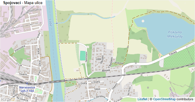 Spojovací - mapa ulice