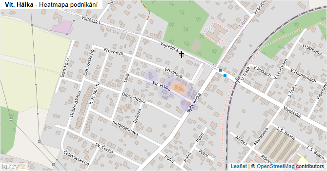 Vít. Hálka - mapa podnikání