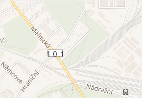 Za Lesem v obci Neratovice - mapa ulice