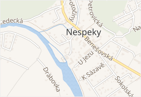 K Elektrárně v obci Nespeky - mapa ulice