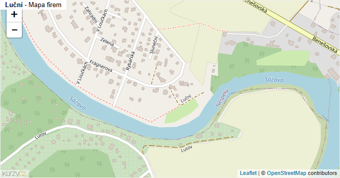 Luční - mapa firem