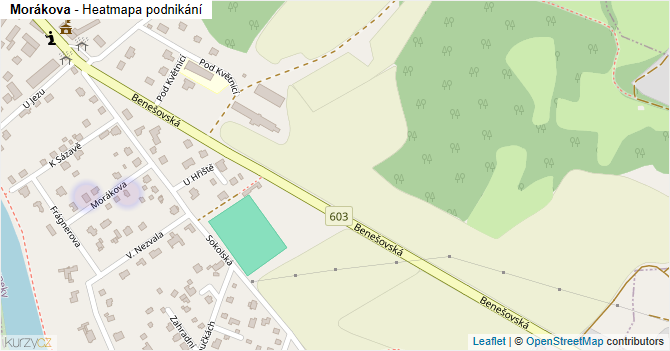 Morákova - mapa podnikání