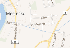Na Mělách v obci Nespeky - mapa ulice