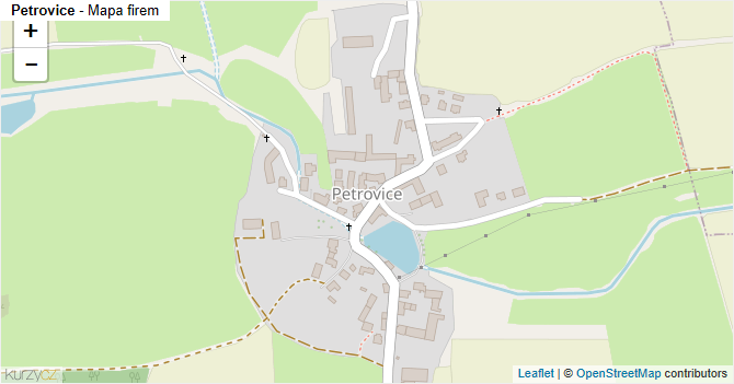 Petrovice - mapa firem
