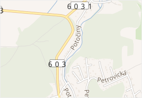 Potočiny v obci Nespeky - mapa ulice