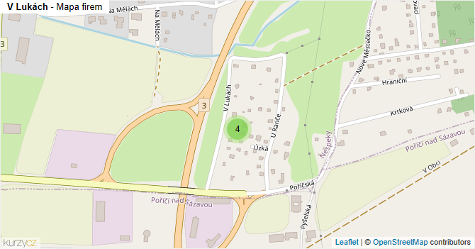 V Lukách - mapa firem