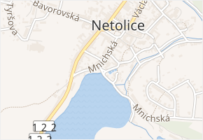 Mnichská v obci Netolice - mapa ulice