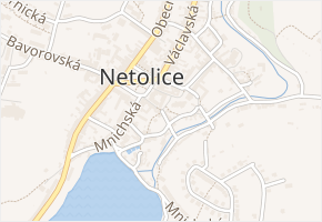 Radní v obci Netolice - mapa ulice
