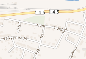 Tržní v obci Netolice - mapa ulice