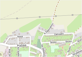 Andělská v obci Netvořice - mapa ulice