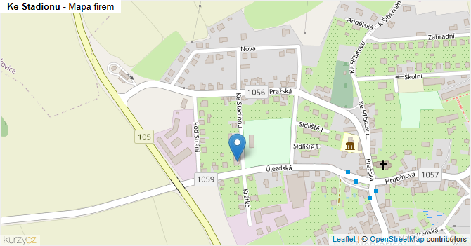 Ke Stadionu - mapa firem