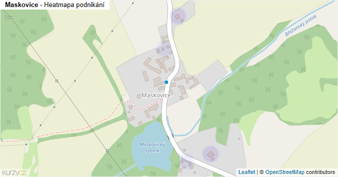 Maskovice - mapa podnikání