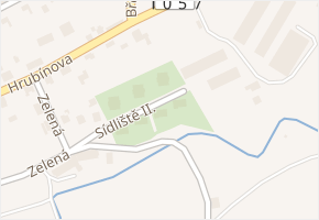 Sídliště II. v obci Netvořice - mapa ulice