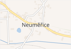 Neuměřice v obci Neuměřice - mapa části obce
