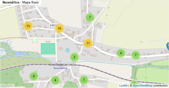 Neuměřice - mapa firem