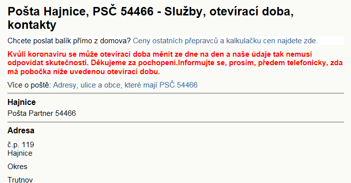 Neuměřice-Liberec, mapa trasy