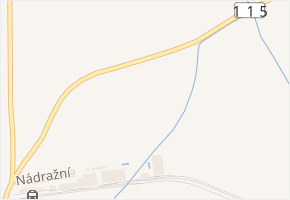 Lipová v obci Neumětely - mapa ulice