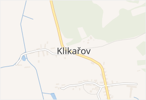 Klikařov v obci Neurazy - mapa části obce