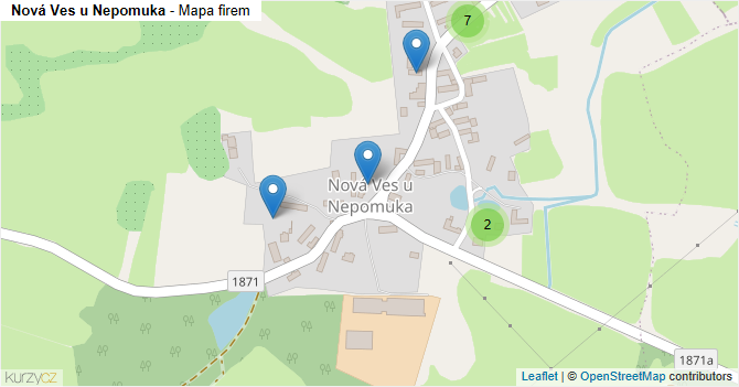 Nová Ves u Nepomuka - mapa firem