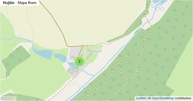 Hojšín - mapa firem