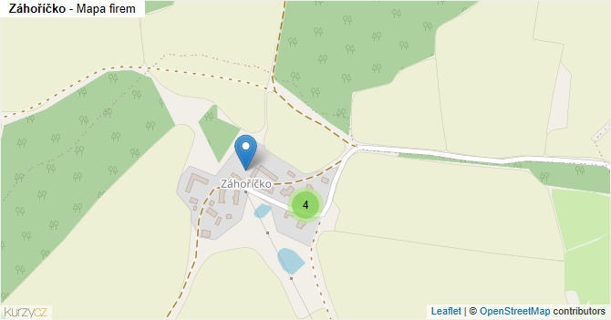 Záhoříčko - mapa firem